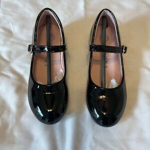 Toddler Girl’s Black Dress Shoes Classic Mary Jane Style